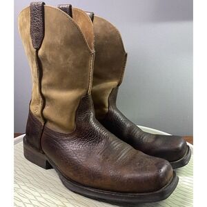 ARIAT Rambler‎ Men's Western Brown Leather Cowboy Motorcycle Work Boots Sz. 11D